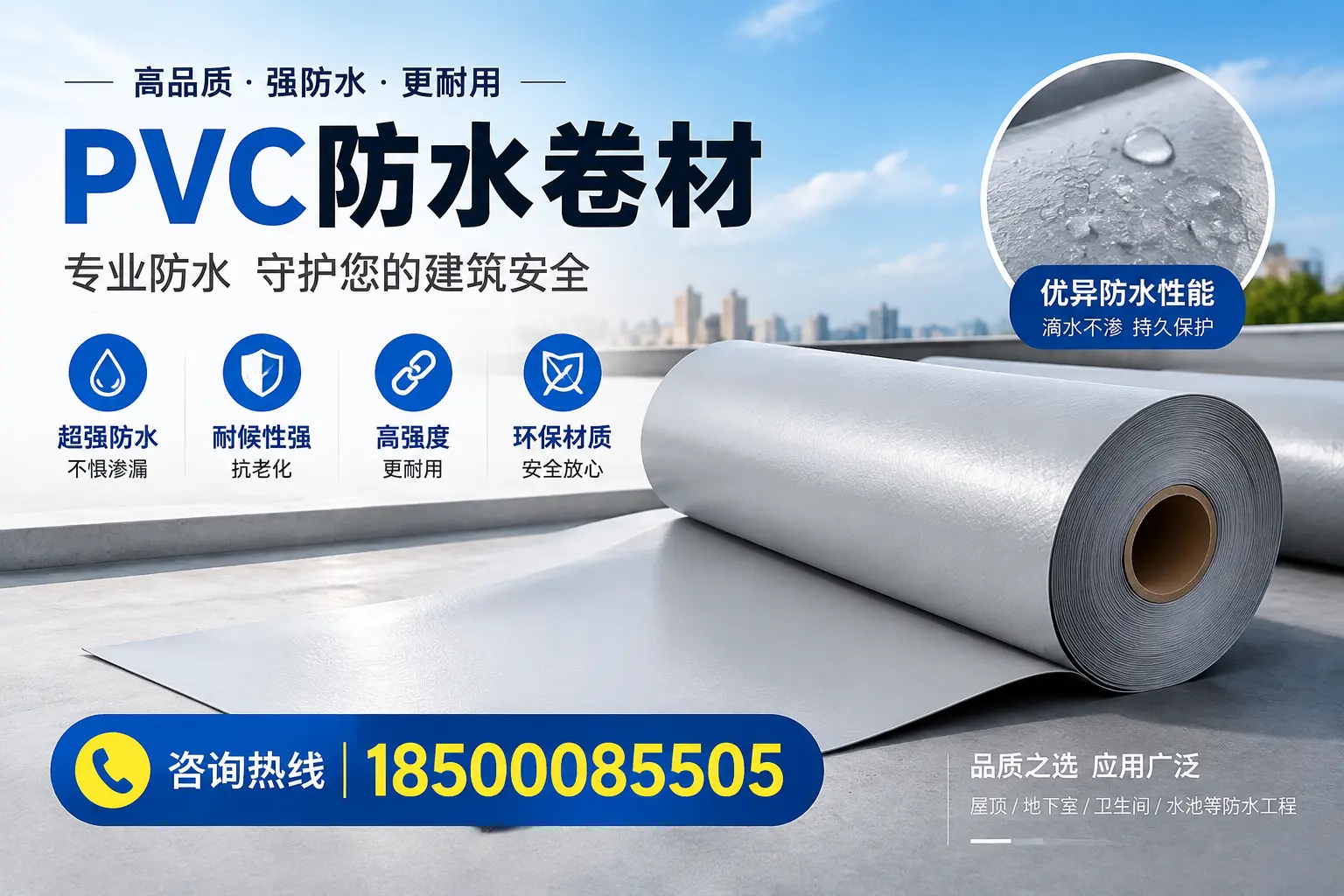普洱地区pvc防水卷材的市场现状与发展趋势